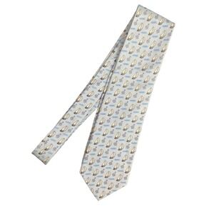 Vineyard Vines 100% Silk Nautical Tie Handmade Professional Menswear Suiting